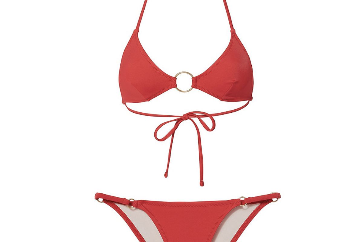 Tania Triangle Ring Detail Bikini Top