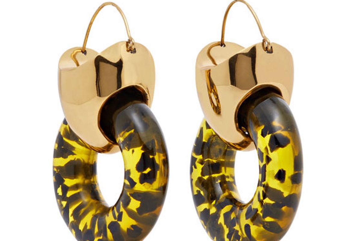 Hush Gold-Plated Resin Earrings