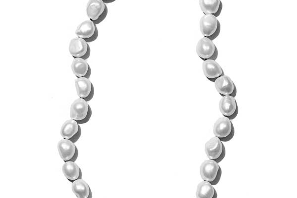 sophie buhai simple baroque pearl collar