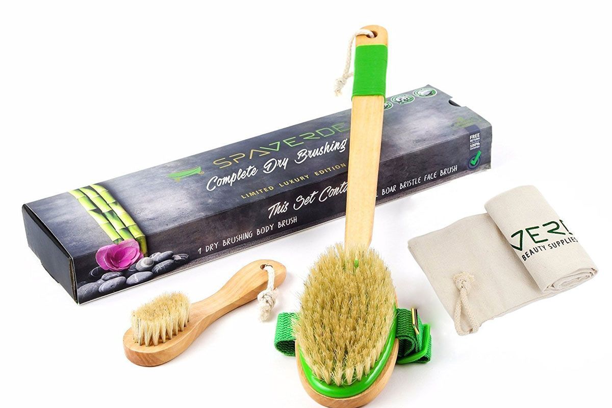 spaverde dry brushing body brush