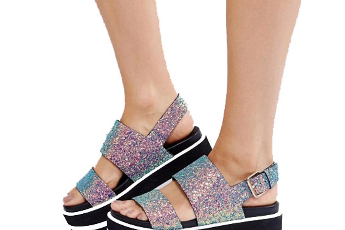 Trance Mega Glitter Flatforms