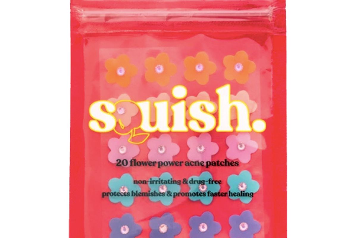 squish flower power acne patches