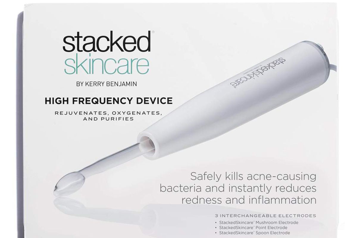 stacked skincare high frequency acne device