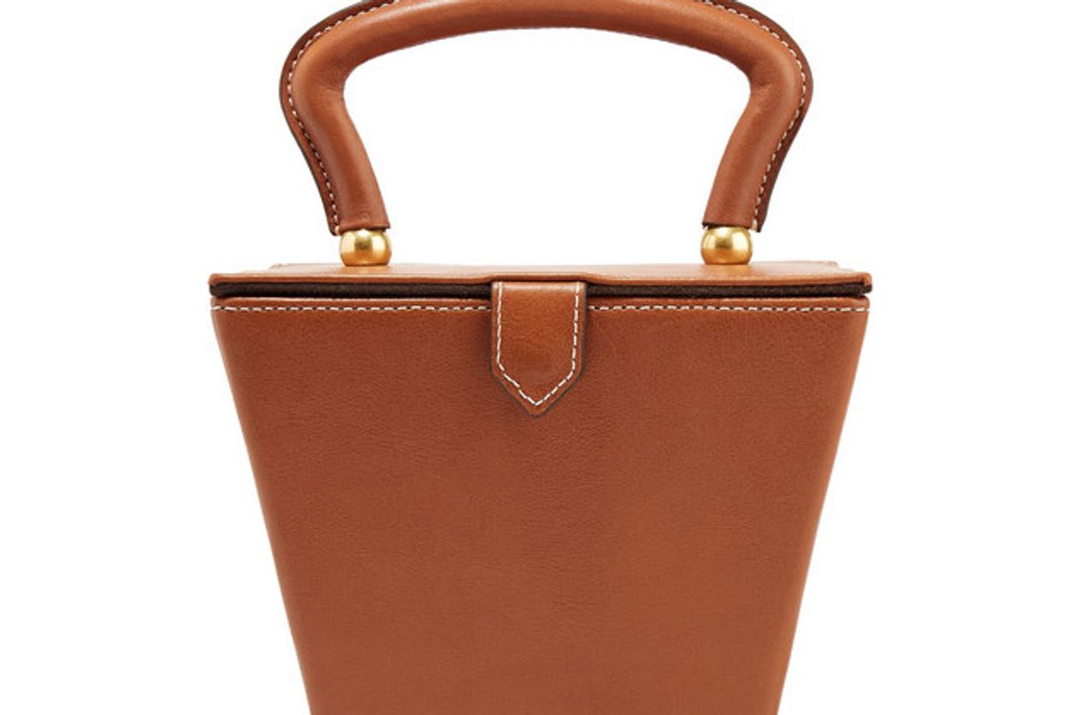 staud sadie leather tote