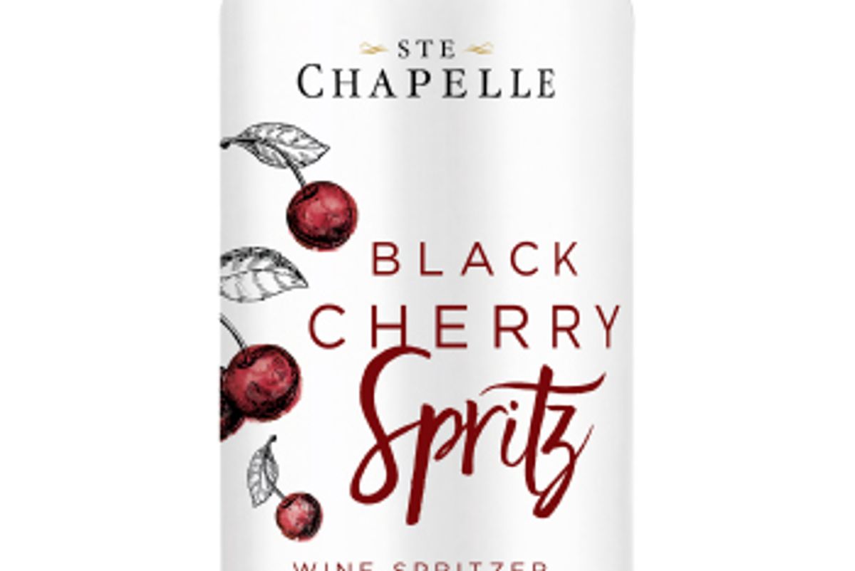 ste chapelle black cherry spirtz can