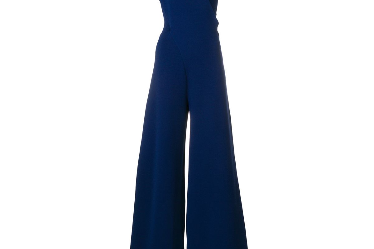 stella mccartney classic one-shoulder jumpsuit