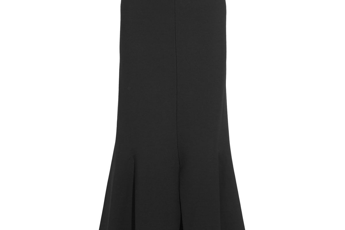 stella mccartney fluted stretch knit maxi skirt