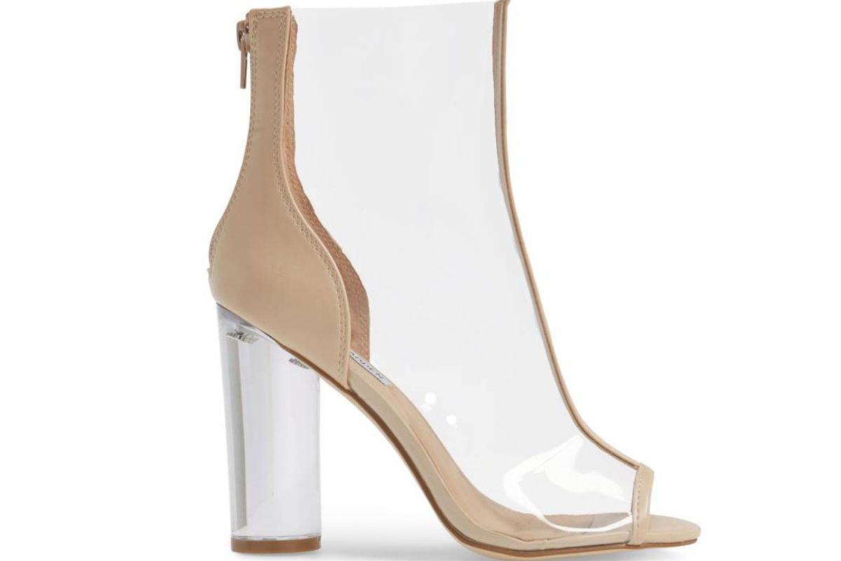 Portal Clear Peep Toe Bootie