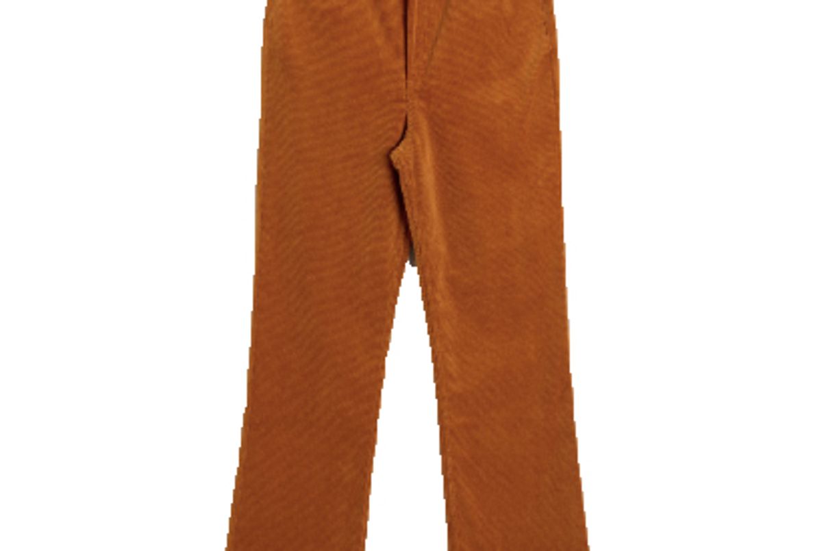 stories kick flare corduroy trousers