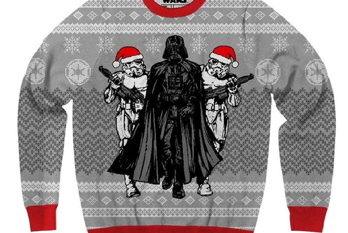 Star Wars Darth Vader and Stormtrooper Elves Ugly Christmas Sweater