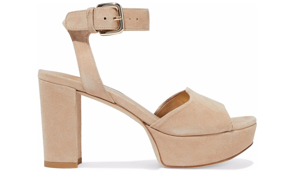 stuart weitzman realdeal suede platform sandals