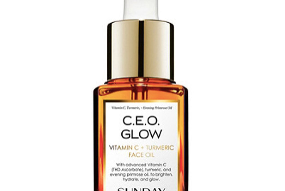 sunday riley ceo glow vitamin c and turmeric face oil