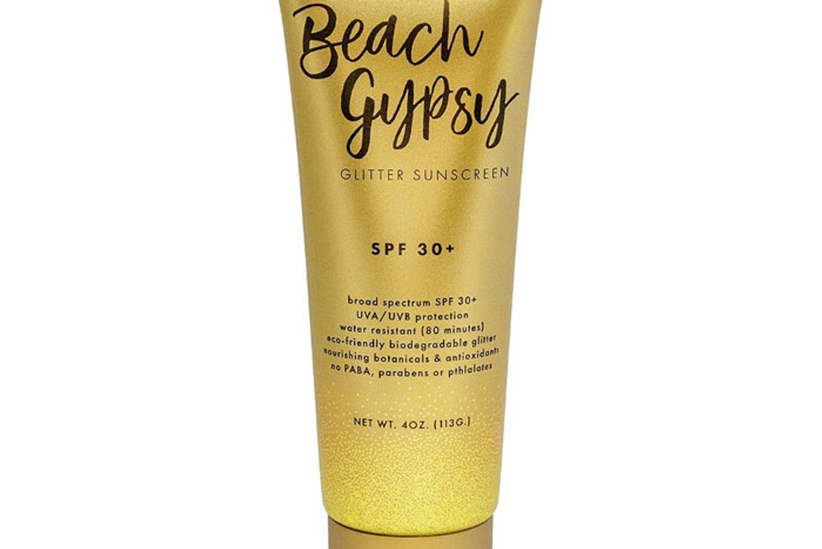 sunshine and glitter beach gypsy glitter sunscreen spf30