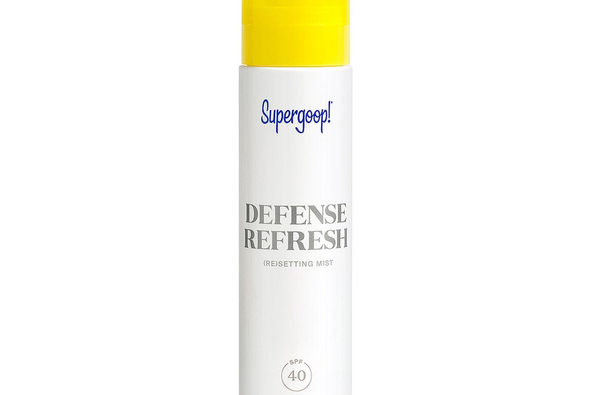 supergoop defense refresh re setting mist spf 40