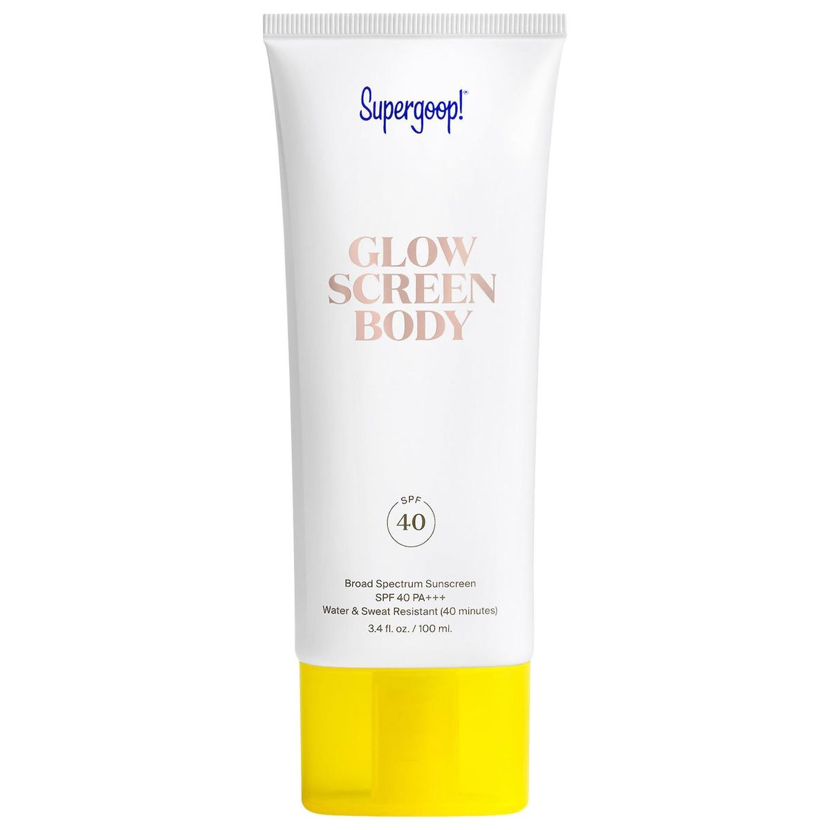 supergoop glowscreen body spf 40 pa plus