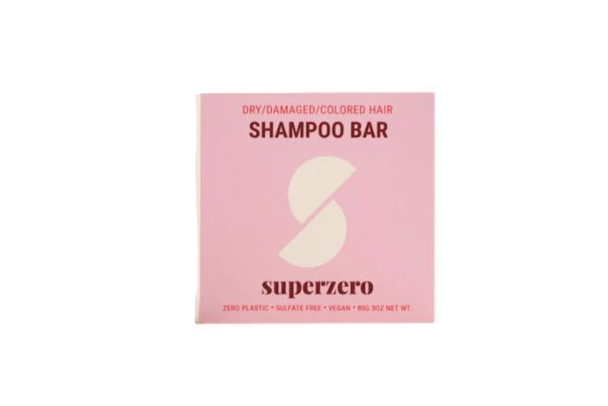 superzero shampoo bar for dry color treated and frizzy hair