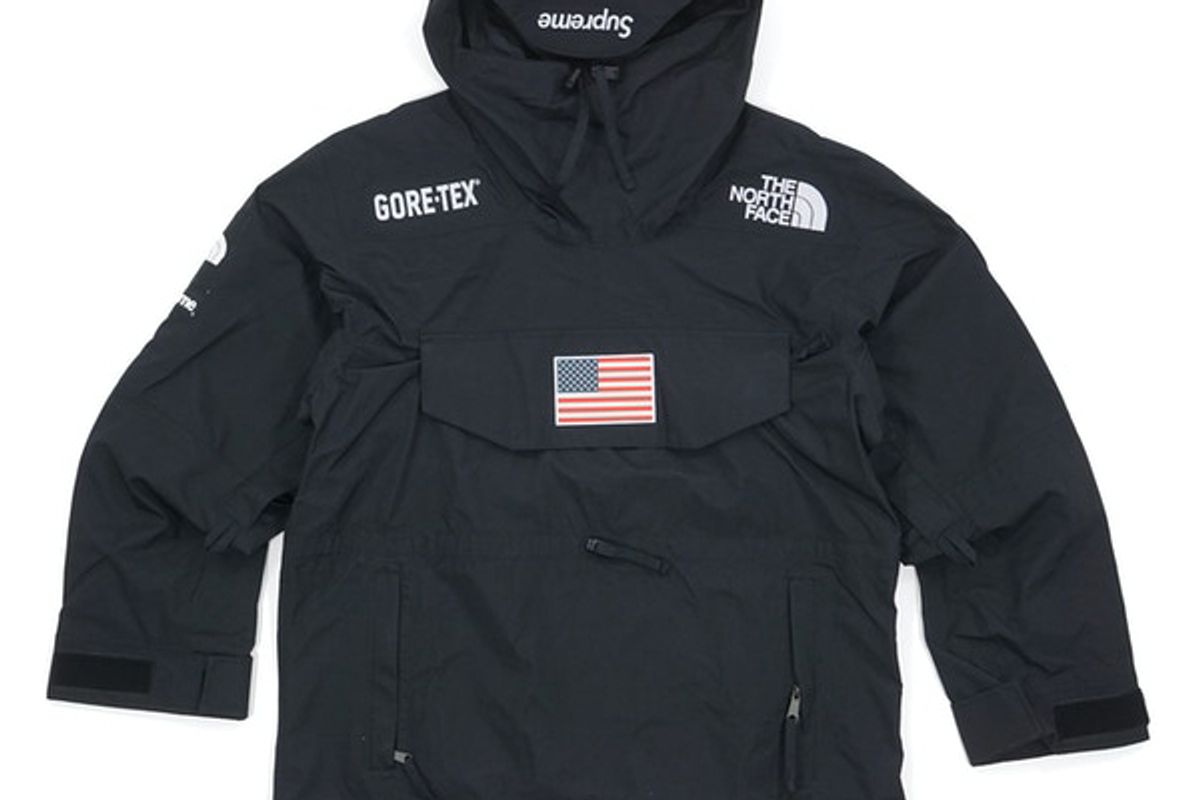 supreme x the north face trans antarctica expedition pullover jacket
