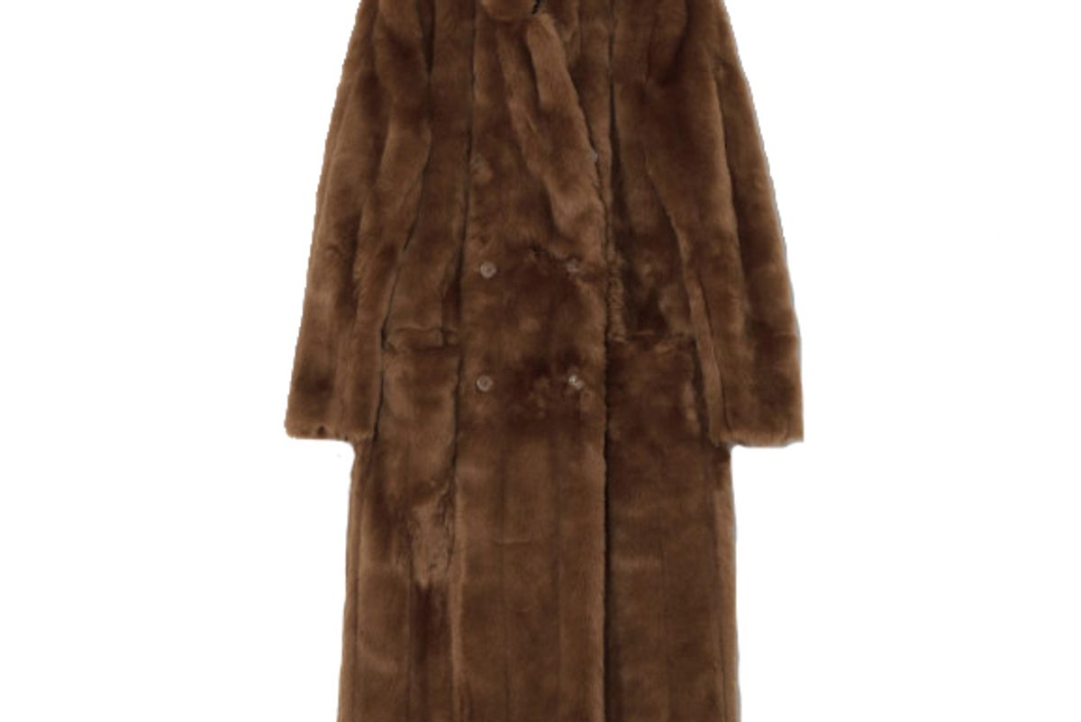 suzanne rae faux mink coat