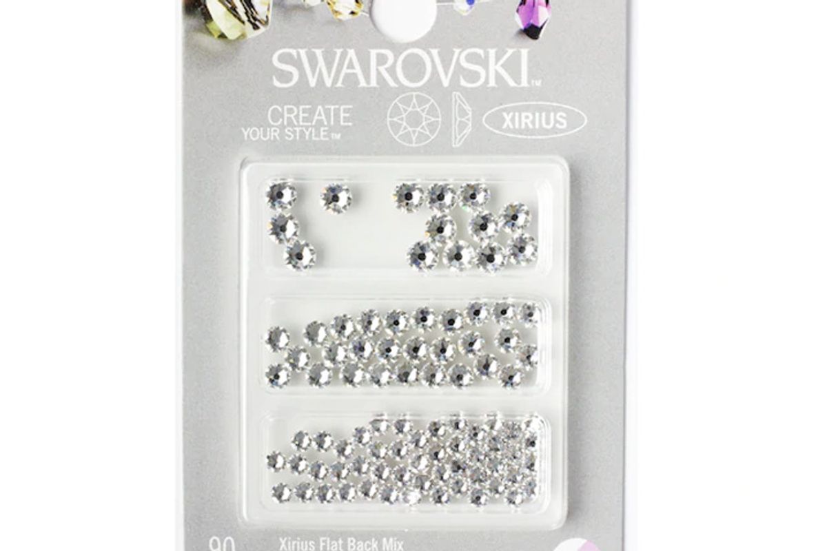 swarovski create your style xirius nail combo crystals navette