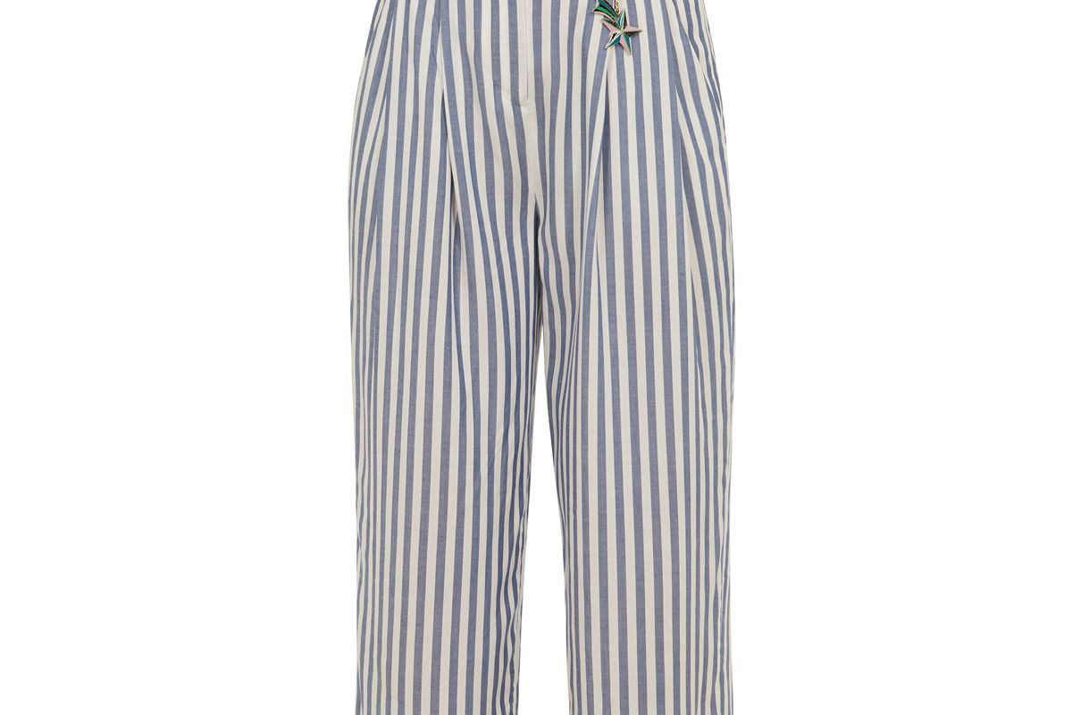 ted baker delyn striped wide leg pants