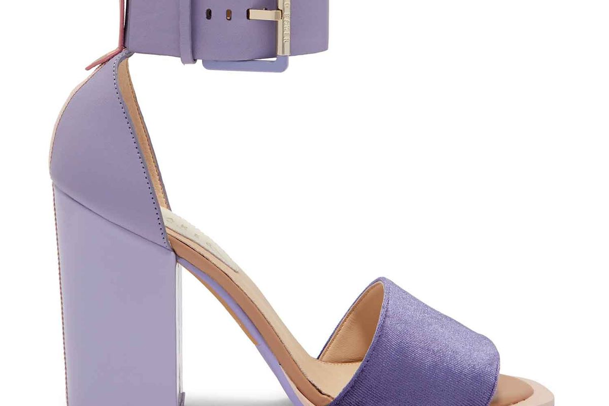 ted baker errita block heel sandals in lilac