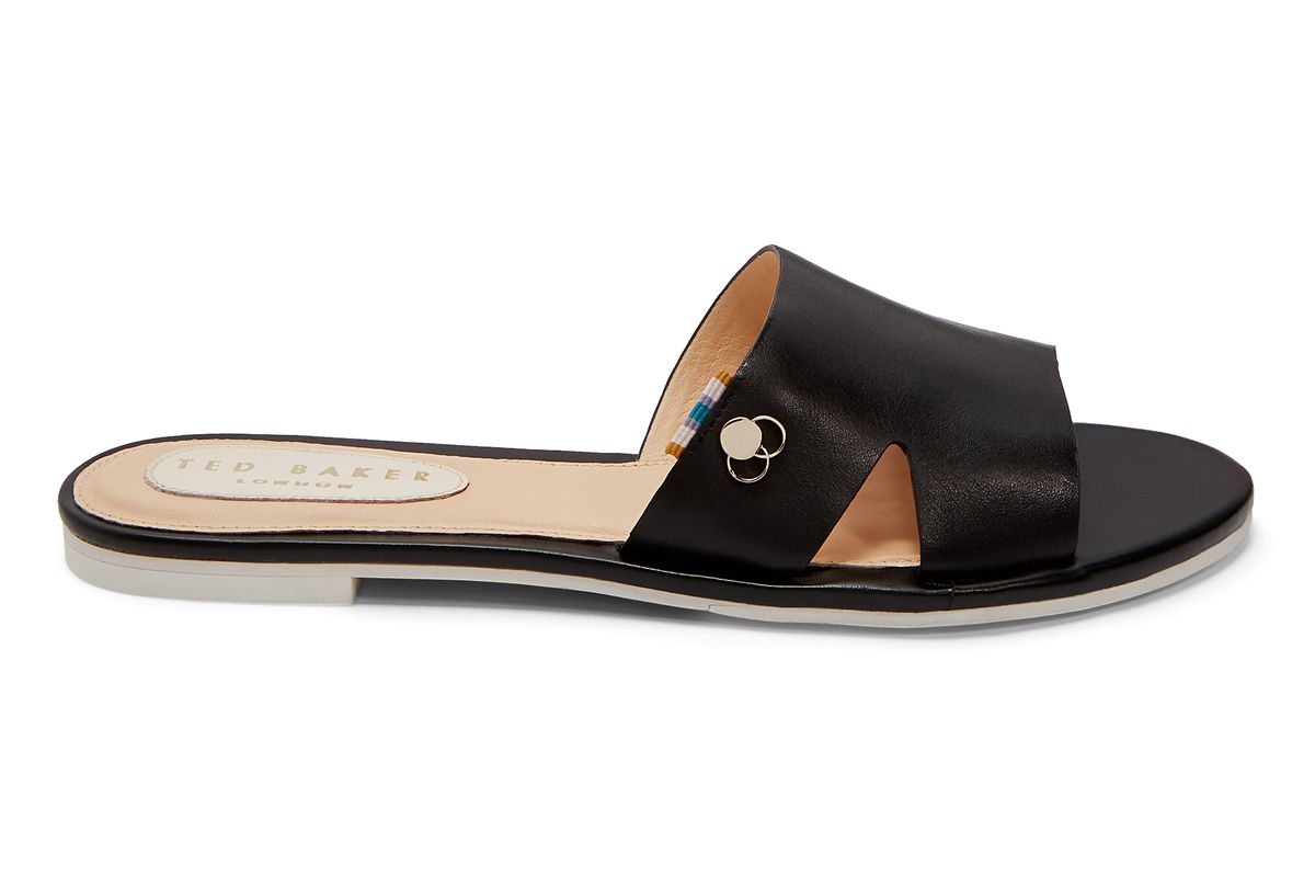 ted baker mairin leather sliders