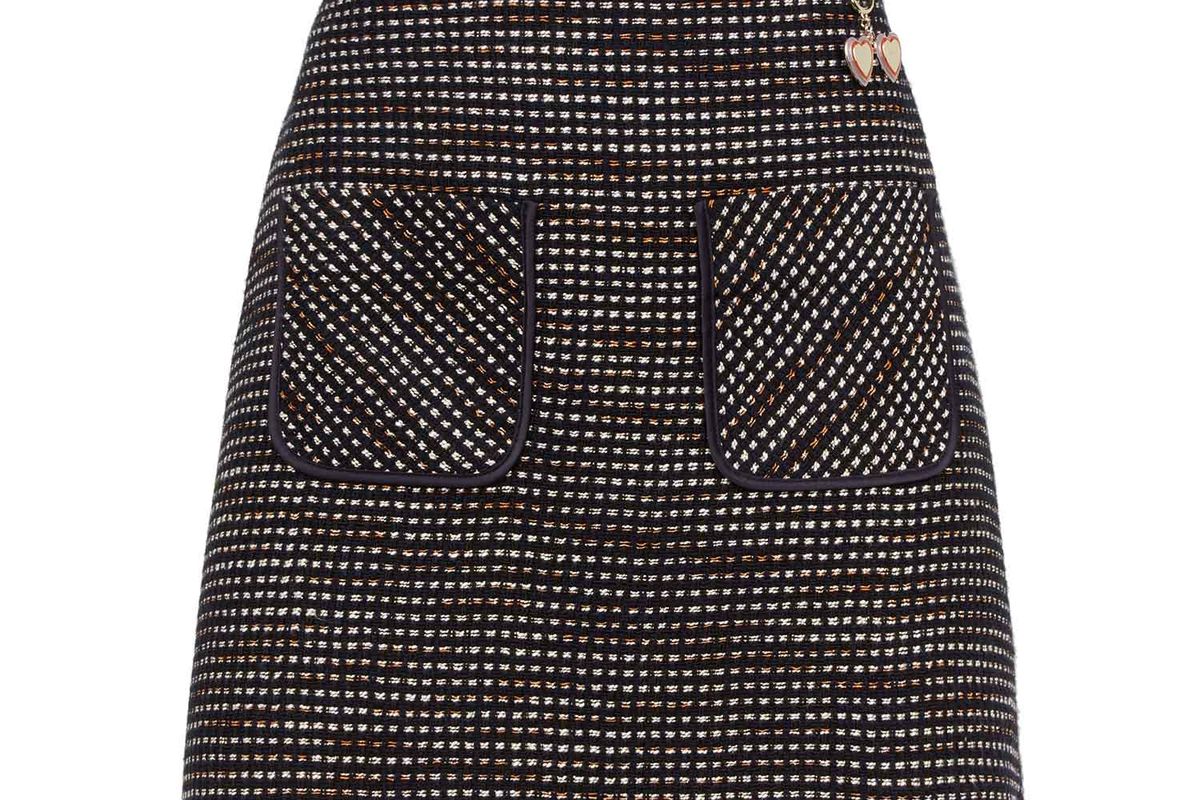 ted baker shaula boucle skirt