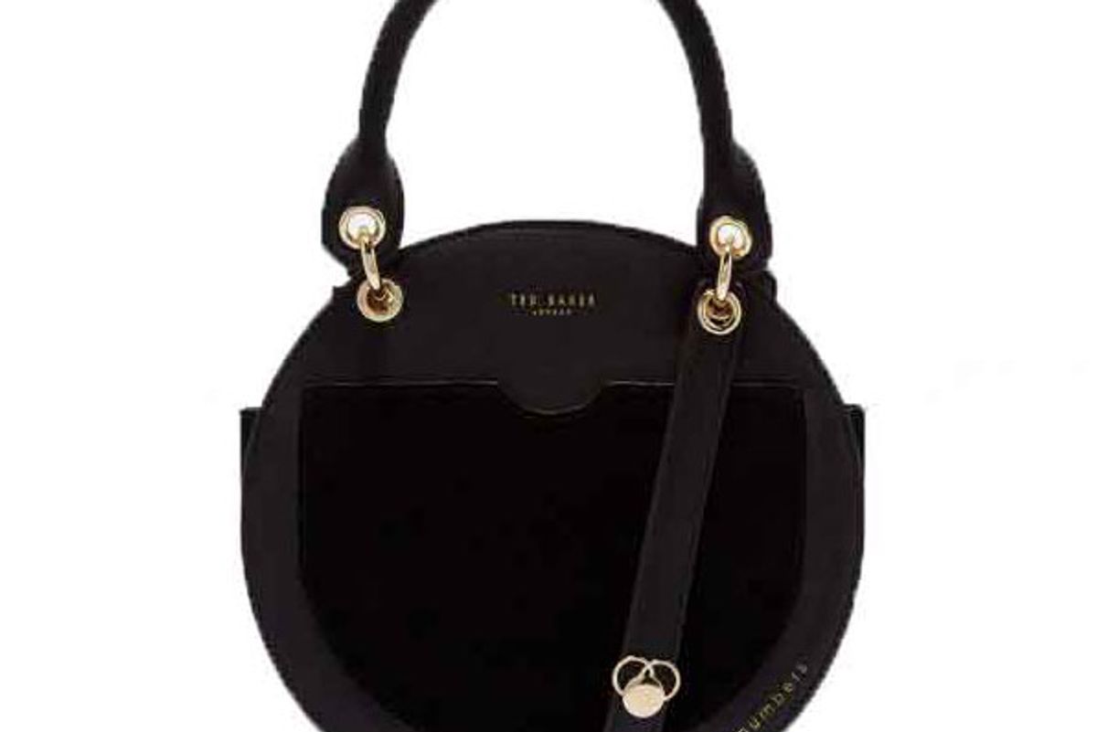 ted baker sunnie leather circular bag