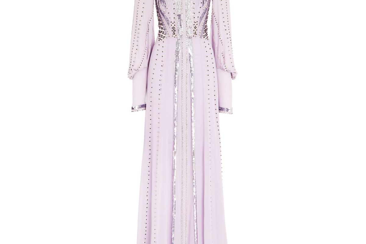 temperley london queenie silk gown