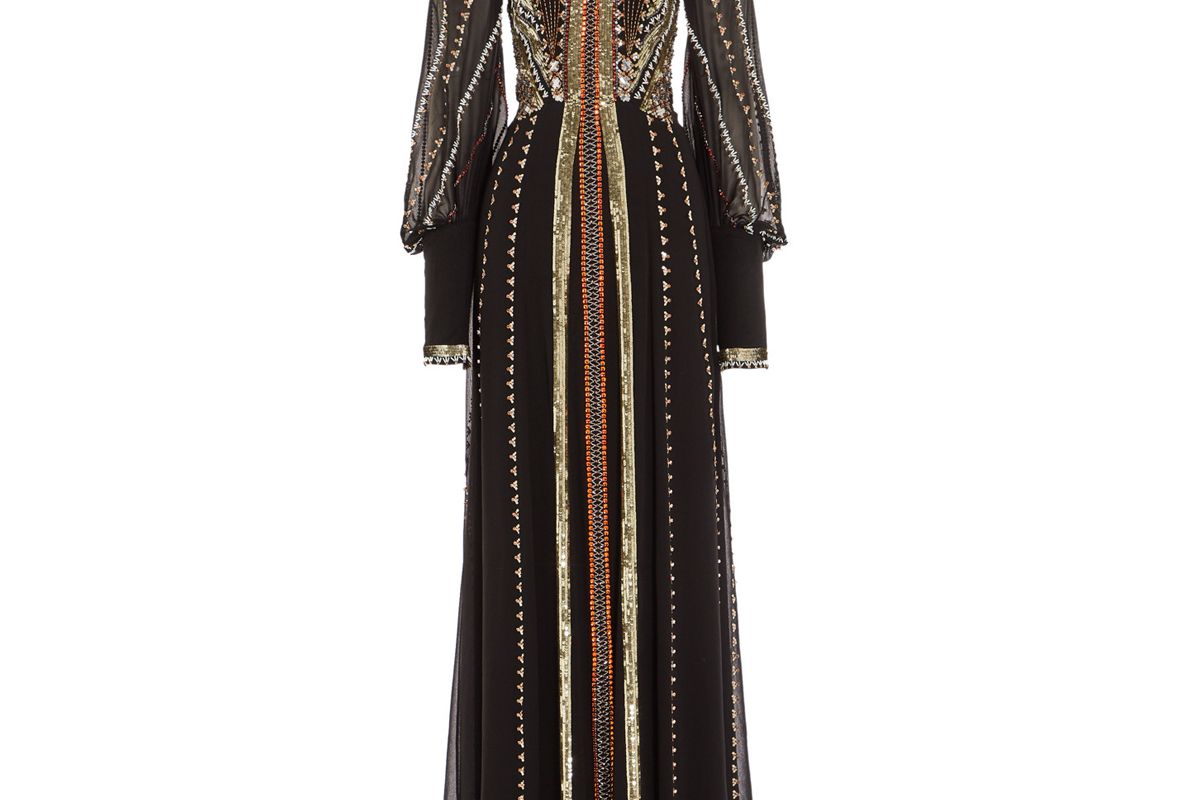temperley london queenie silk gown