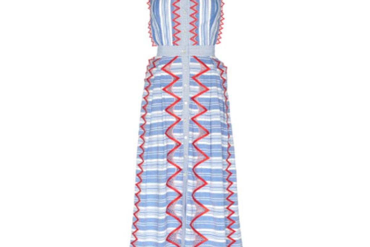 temperley london trelliage striped dress