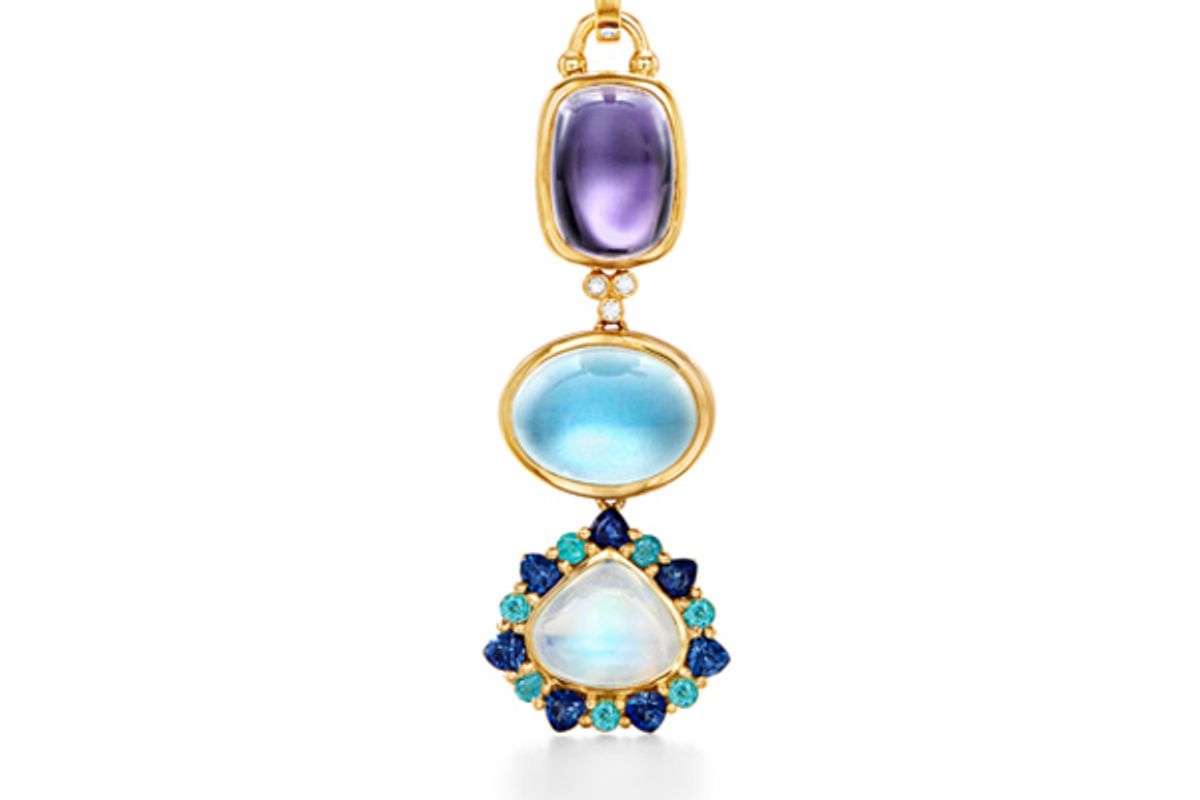 temple st clair 18k study in blues cascade pendant