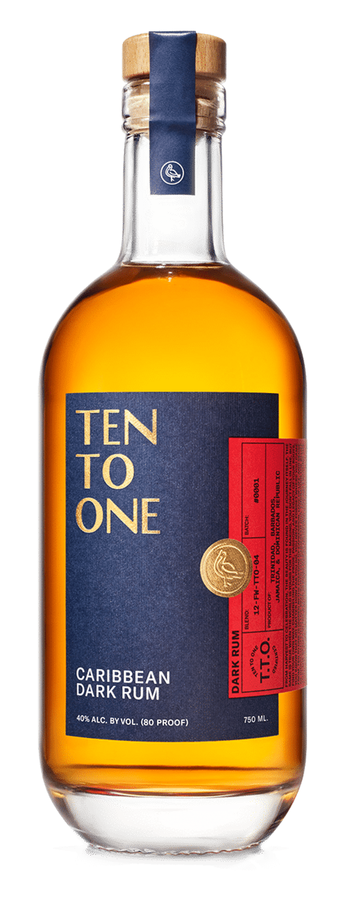 ten to one dark rum