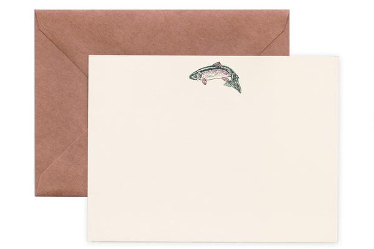 terrapin rainbow trout note cards