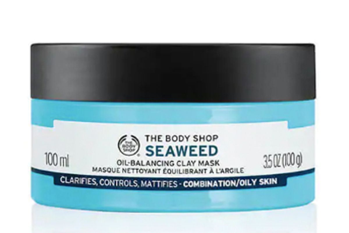 the body shop seaweed oil balancing clay mask