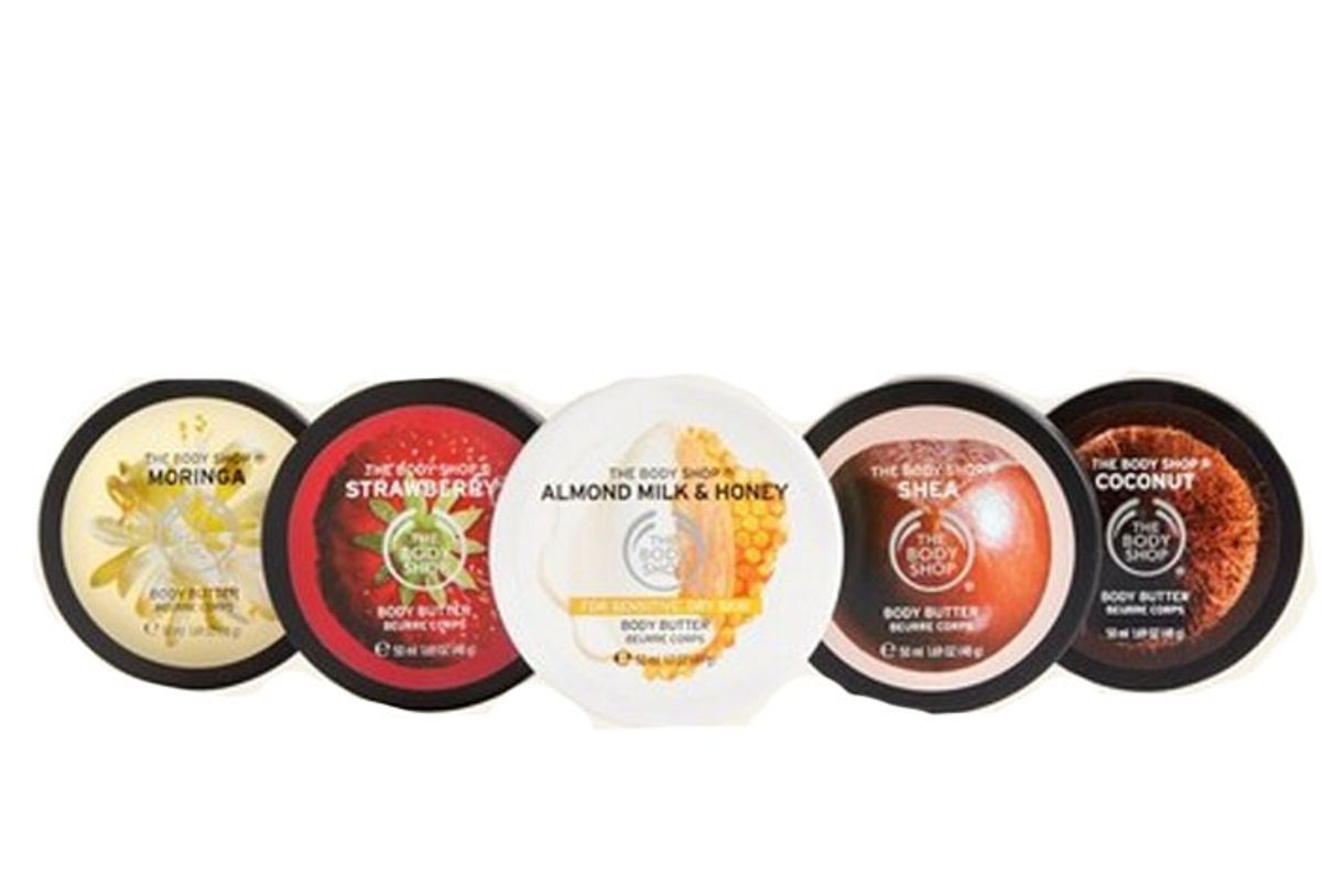 the body shop slather and nourish body butter gift star