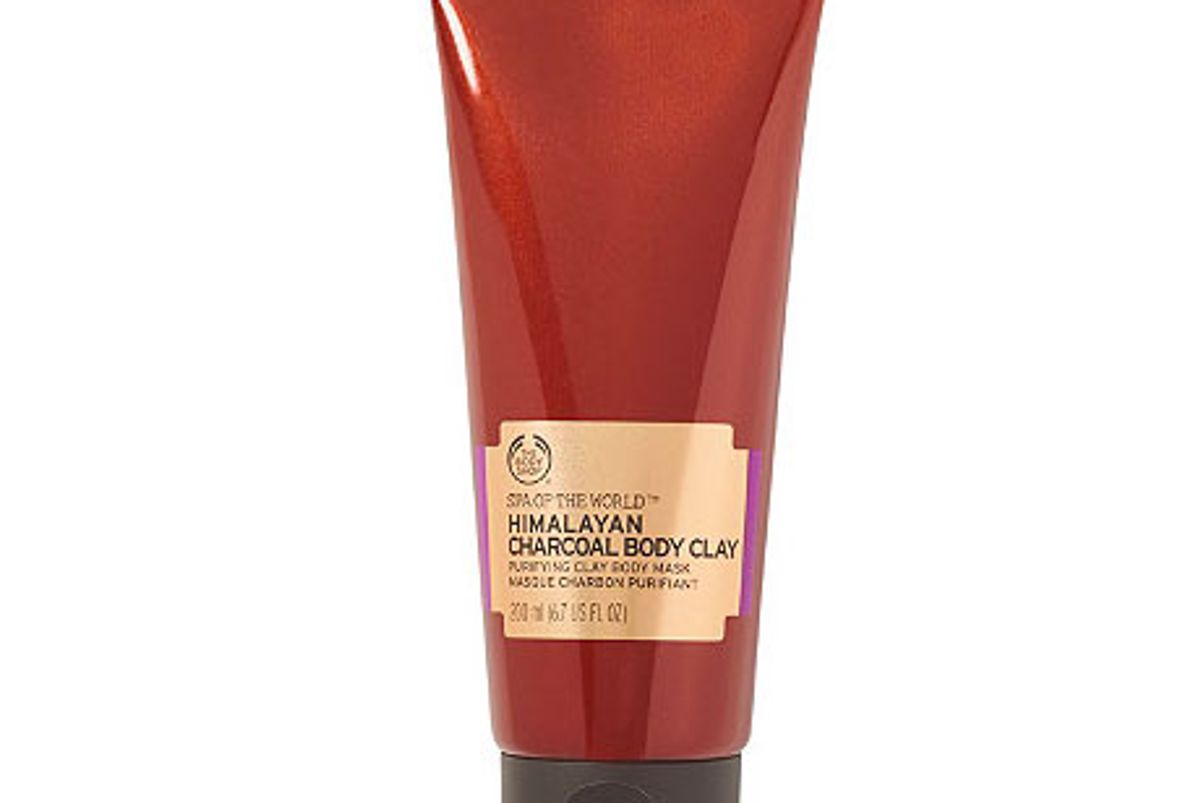 the body shop spa of world himalayan charcoal clay body mask
