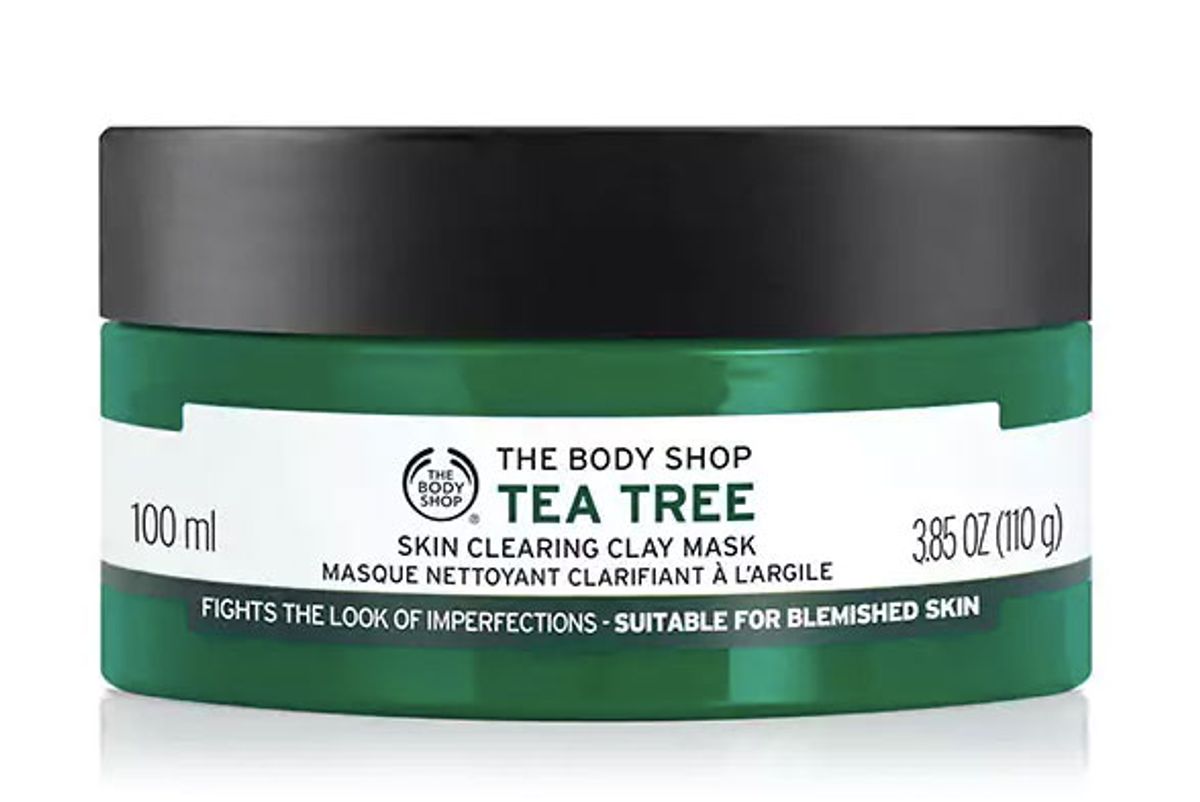 the body shop tea tree skin clearing clay mask