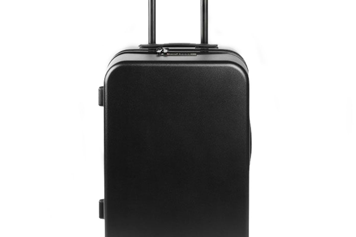 the daily edit black suitcase