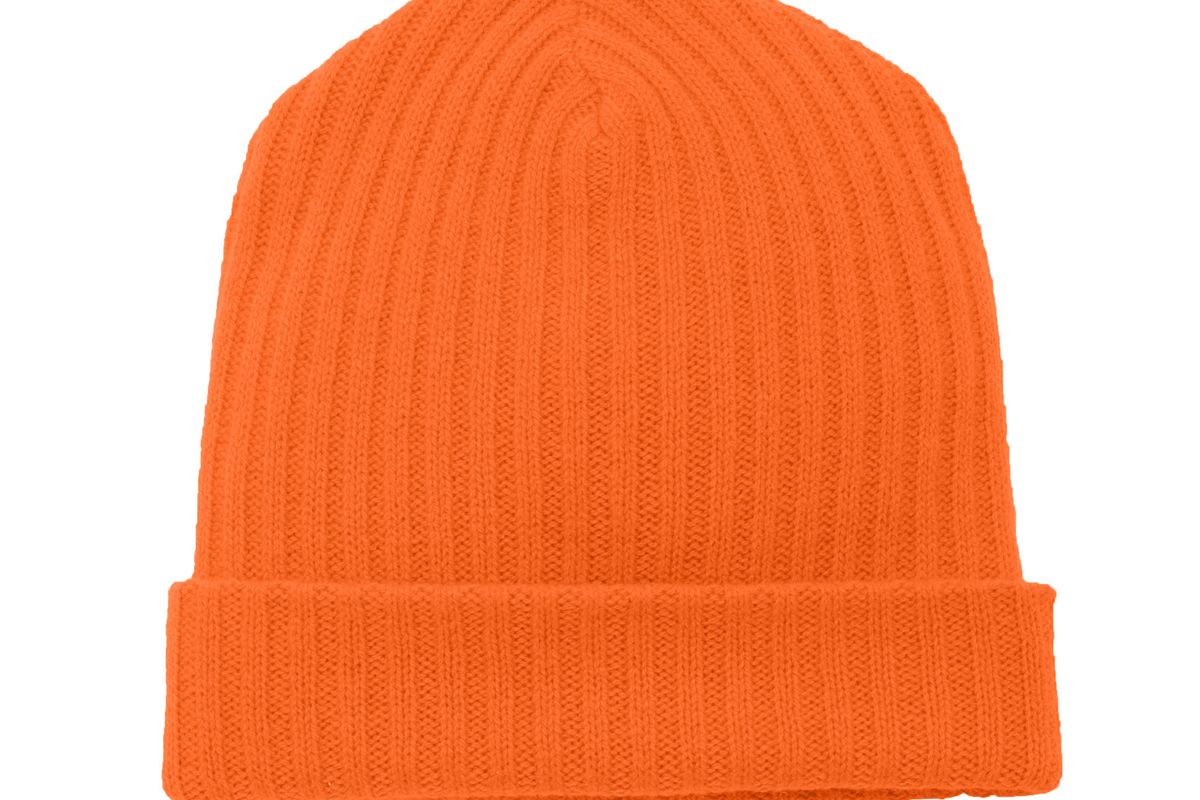 the elder statesman summer rib knit cashmere hat