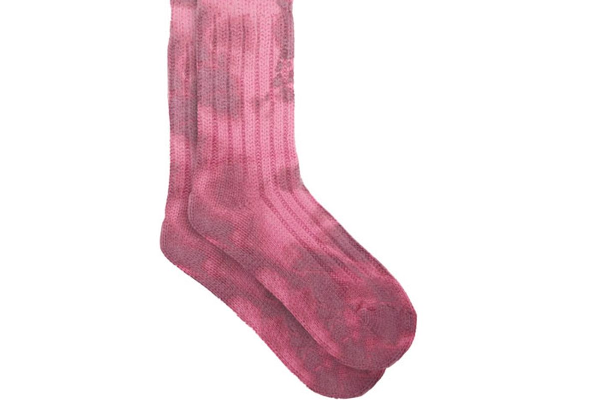 the elder statesman yosemite tie dye cashmere socks