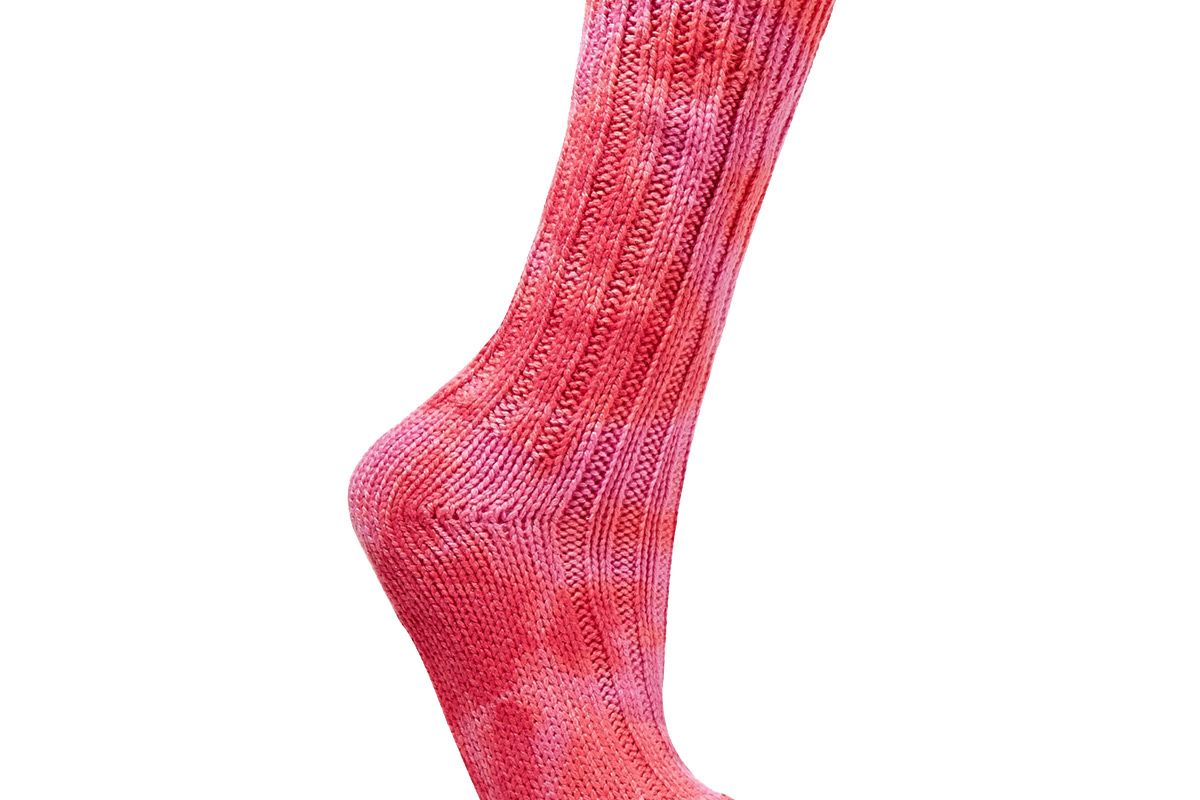 the elder statesman yosemite tie dyed ribbed cashmere socks