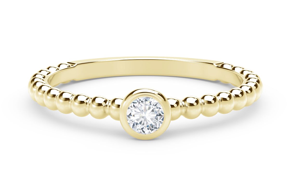 the forevermark tribute collection diamond stackable ring