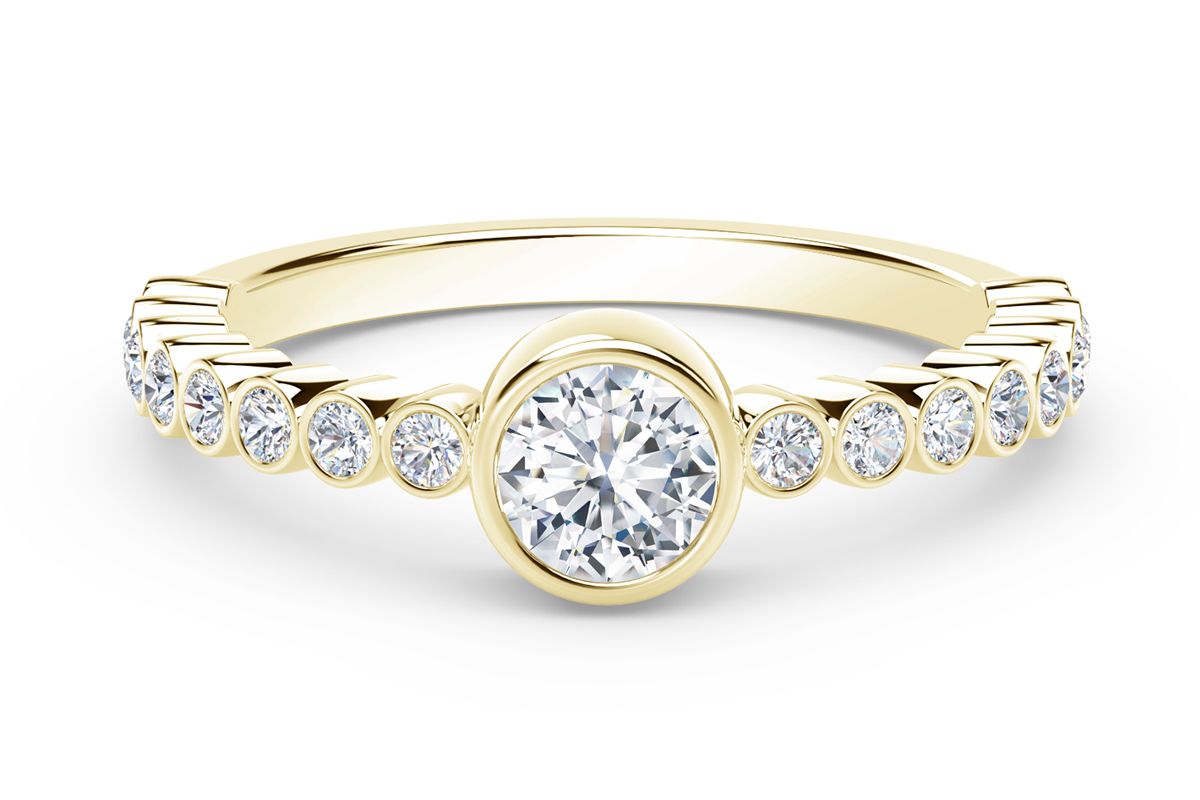 the forevermark tribute collection diamond stackable ring