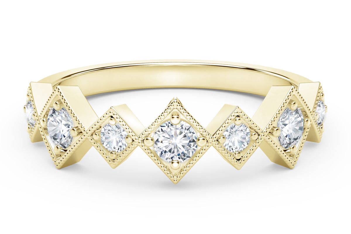 the forevermark tribute collection stackable diamond ring