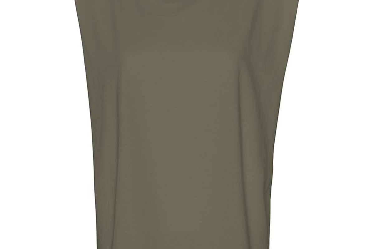 the frankie shop eva padded shoulder muscle t-shirt