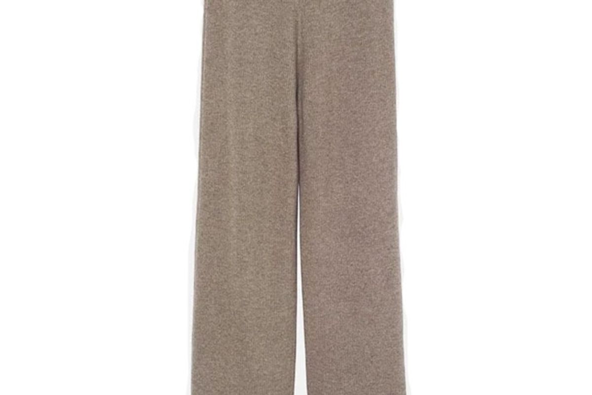 the frankie shop rib knit lounge pants