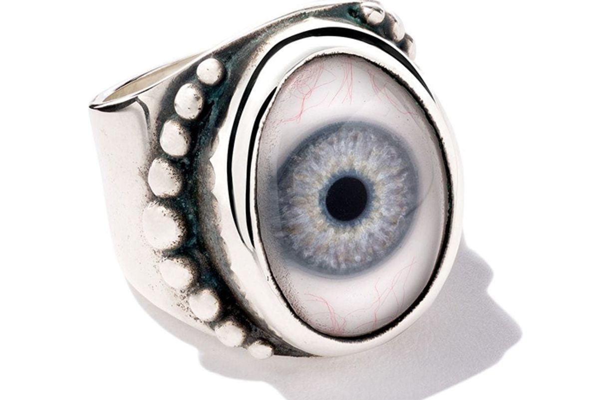 the great frog beaded eye ring
