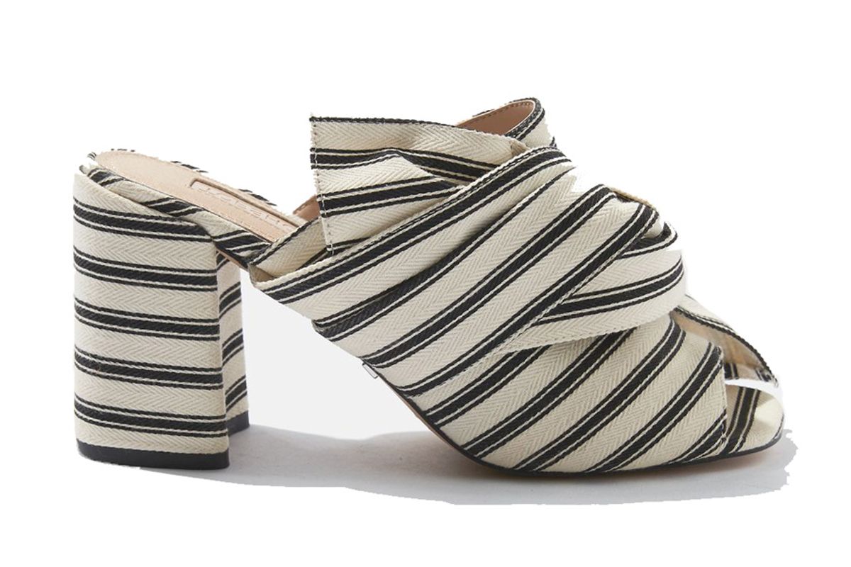 Rome Fabric Knot Mules