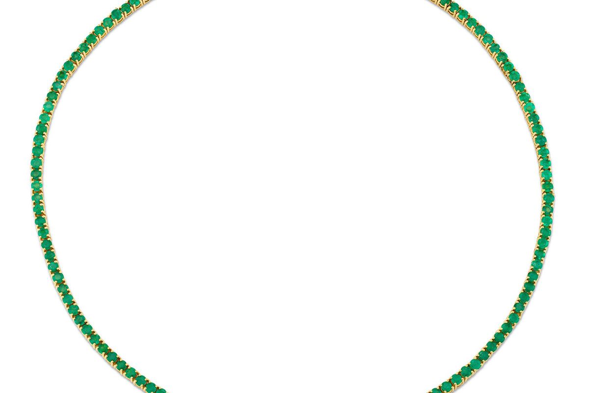 the last line the ultimate emerald tennis necklace